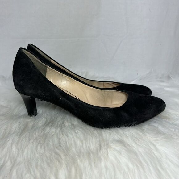 Hogl Claire Black Suede Heels Sz UK 5 - Picture 5 of 7